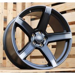 R20x9.5 5X115 ET 15 71.5 B1671 Black Half Matt (BLHM) For DODGE (Z2+Z1) (Rear+Front)