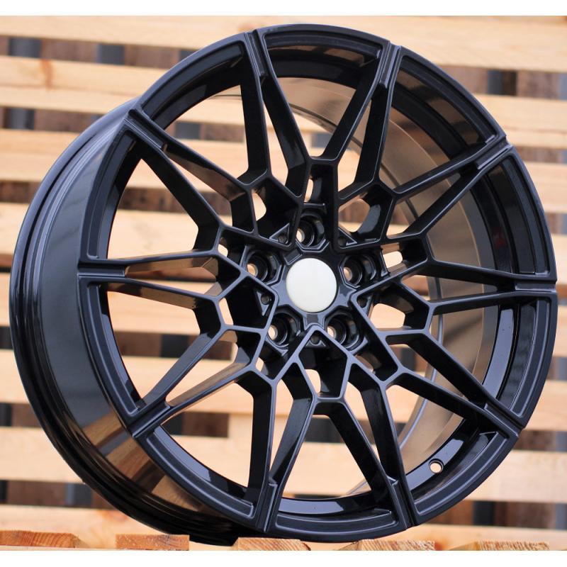 R19x8 5X120 ET 36 72.6 B1674 Black (BL) For BMW (P+Z4) (Rear+Front) R19x8 5X120 ET 36 72.6 B1674 Black (BL) For BMW (P+Z4) (Rear+Front)