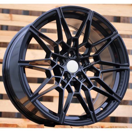 R19x8 5X120 ET 36 72.6 B1674 Black (BL) For BMW (P+Z4) (Rear+Front)
