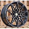 R19x8 5X120 ET 36 72.6 B1674 Black Polished (MB) For BMW (Z1+Z4) (Rear+Front)