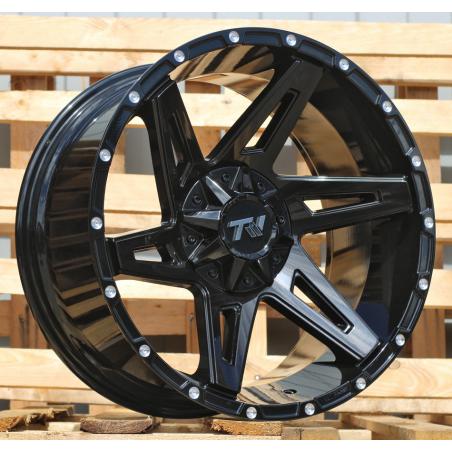 R20x10 12X135/139 ET M12 106.1 B1676 Black (BL) For 4X4 (K3) (Milling Rivets)