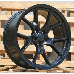 R20x10.5 5X115 ET 15 71.6 B1742 Black Half Matt (BLHM) For RACIN (Z1) (DODGE (Front+Rear))