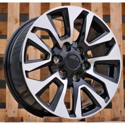 R19x7.5 6X139.7 ET 25 106.1 B1743 Black Polished (MB) For 4X4 (Z1+Z4) (TOYOTA)