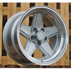 R16x9 5X112 ET 12 66.6 B1794 Silver+Polished Lip (SP) For MER (Z3) (Rear+Front)