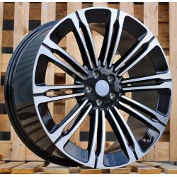 R22x9.5 5X108 ET 45 63.3 B1808 Black Polished (MB) For LAND (P)