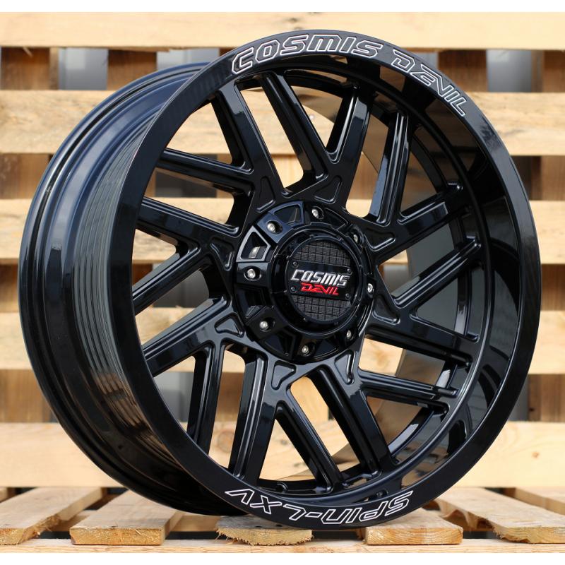 R20x9 6X139.7 ET 0 106.1 B1816 Black (BL) For 4X4 (K4) (Milling) R20x9 6X139.7 ET 0 106.1 B1816 Black (BL) For 4X4 (K4) (Milling)