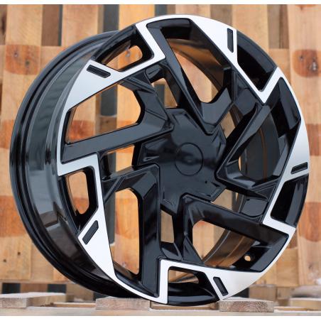 R19x7.5 5X114.3 ET 51 67.1 B1927 Black Polished (MB) For KIA (Z1) (NEW Model SPORTAGE)
