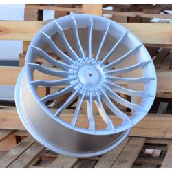 R20x8.5 10X112/120 ET 33 72.6 BK273 Silver Shining (SS) For BMW (K4) (ALPINA Style Rear+Front)