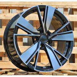 R18x8 5X112 ET 45 57.1 B1988 Black Polished (MB) For VW (Z1)