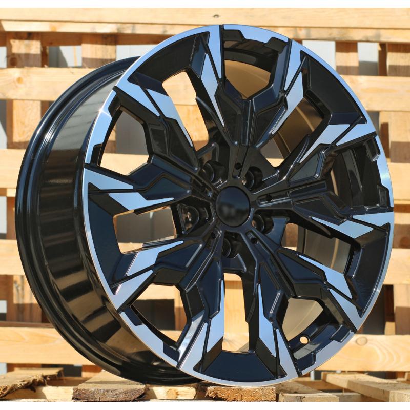 R18x8 5X112 ET 30 66.6 B1992 Black Polished (MB) For BMW (Z1) R18x8 5X112 ET 30 66.6 B1992 Black Polished (MB) For BMW (Z1)