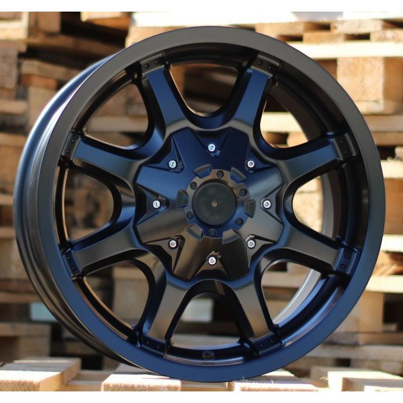 R16x8 6X114.3 ET 0 66.1 B2004 Black Half Matt (BLHM) For 4X4 (K7) ((AKC 55 Eur)) R16x8 6X114.3 ET 0 66.1 B2004 Black Half Matt (BLHM) For 4X4 (K7) ((AKC 55 Eur))