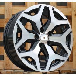 R17x7 5X114.3 ET 48 56.1 B2042 Black Polished (MB) For SUBAR (P+R)