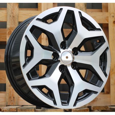 R17x7 5X114.3 ET 48 56.1 B2042 Black Polished (MB) For SUBAR (P+R)