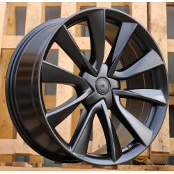 R20x8.5 5X114.3 ET 35 64.1 B2046 Black Half Matt (BLHM) For TESLA (Z1+z4) (Model 3)