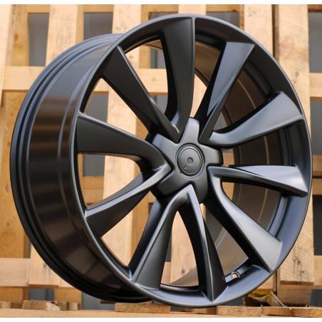 R20x8.5 5X114.3 ET 35 64.1 B2046 Black Half Matt (BLHM) For TESLA (Z1+z4) (Model 3)