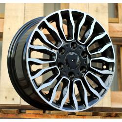 R16x7 6X130 ET 50 84.1 B2419 Black Polished (MB) For MER (Z3+Z4)