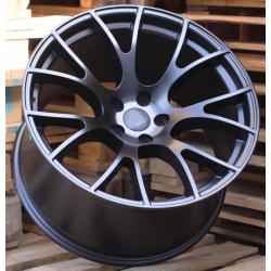 R20x9.5 5X115 ET 18 71.5 B5054 Black Half Matt (BLHM) For RACIN (K2) (DODGE (Rear+Front))