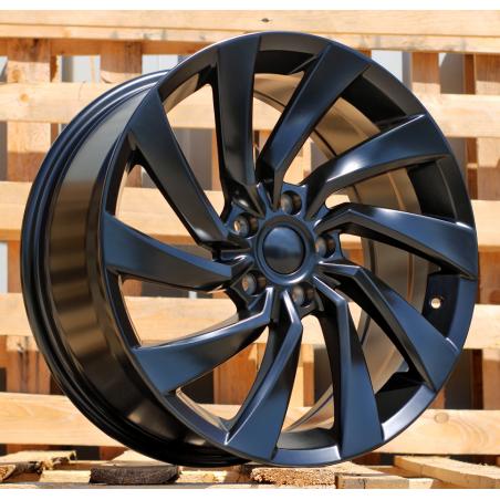 R19x8 5X112 ET 40 57.1 B5083 Black Half Matt (BLHM) For VW (K2)