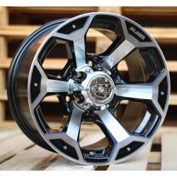 R15x10 6X139.7 ET M44 110.1 BK321 Black Polished (MB) For 4X4 (R)