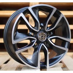 R16x6.5 5X108 ET 40 67.1 B5087 Black Polished Half Matt (MBHM) For RACIN (R)
