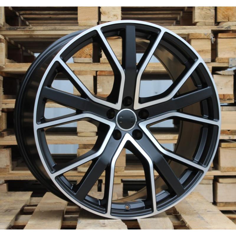 R19x8.5 5X112 ET 40 66.5 B5131 (BY1178) Black Polished Half Matt+Powder Coating (MBHMPC) For AUD (P+P2) R19x8.5 5X112 ET 40 66.5 B5131 (BY1178) Black Polished Half Matt+Powder Coating (MBHMPC) For AUD (P+P2)