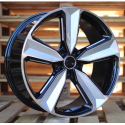 R20x9 5X112 ET 31 66.5 A5470 (IN5400) Black Polished (MB) For AUD (P2)