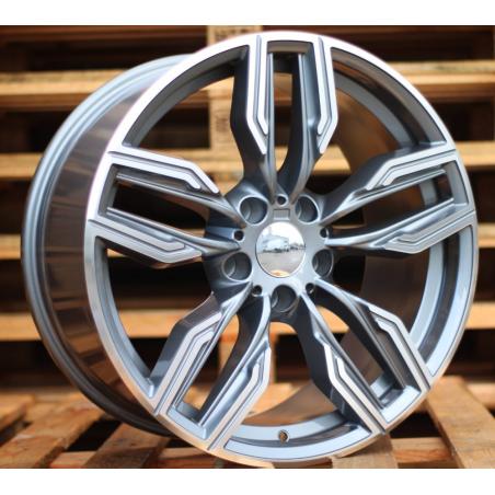 R19x9.5 5X120 ET 33 72.6 B5181 Grey Polished (MG) For BMW (N) ((AKC 70 Eur))