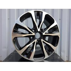 R16x6.5 5X114.3 ET 40 60.1 B5212 Black Polished (MB) For TOYOT (R)