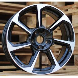 R19x8.5 5X112 ET 38 57.1 B5213 Black Polished (MB) For AUD (P)