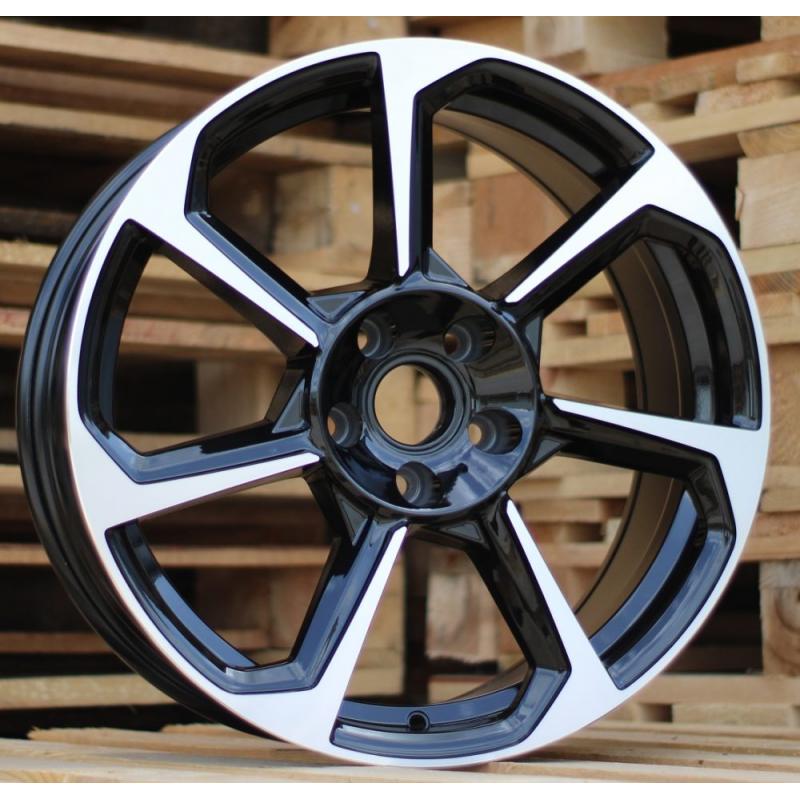 R19x8.5 5X112 ET 38 57.1 B5213 Black Polished (MB) For AUD (P) R19x8.5 5X112 ET 38 57.1 B5213 Black Polished (MB) For AUD (P)