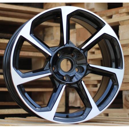 R19x8.5 5X112 ET 38 57.1 B5213 Black Polished (MB) For AUD (P)