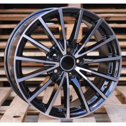R17x7.5 5X112 ET 42 66.5 B5246 Black Polished (MB) For AUD (R)