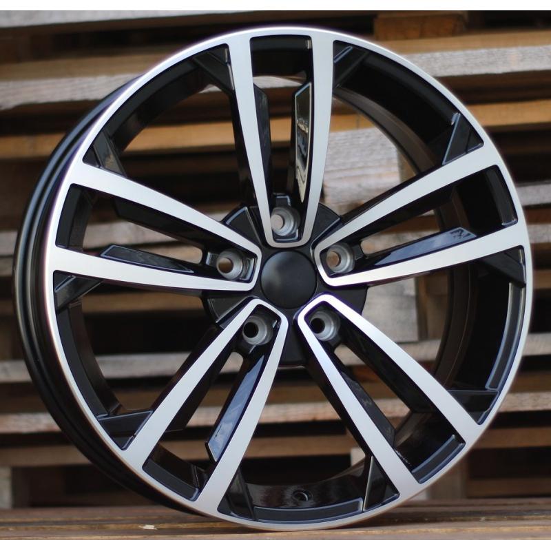 R17x7.5 5X112 ET 45 57.1 B5287 (IN5396) Black Polished (MB) For VW (P2+P1) R17x7.5 5X112 ET 45 57.1 B5287 (IN5396) Black Polished (MB) For VW (P2+P1)
