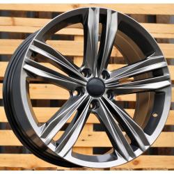 R16x7 5X112 ET 43 57.1 B5293 Hyper Black (HB) For VW (D3)