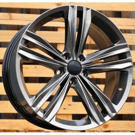 R16x7 5X112 ET 43 57.1 B5293 Hyper Black (HB) For VW (D3)