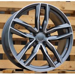 R19x8.5 5X112 ET 45 66.5 BK690 (BY1126) Grey Polished (MG) For AUD (P)