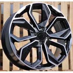 R16x6.5 4X100 ET 40 60.1 B5296 (BY1381) Black Polished (MB) For RENAU (R+Z4)
