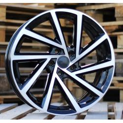 R19x8 5X112 ET 45 57.1 B5329 (BY1420) Black Polished (MB) For VW (Z3)