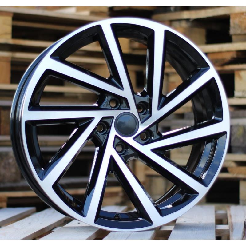 R19x8 5X112 ET 45 57.1 B5329 (BY1420) Black Polished (MB) For VW (Z3) R19x8 5X112 ET 45 57.1 B5329 (BY1420) Black Polished (MB) For VW (Z3)