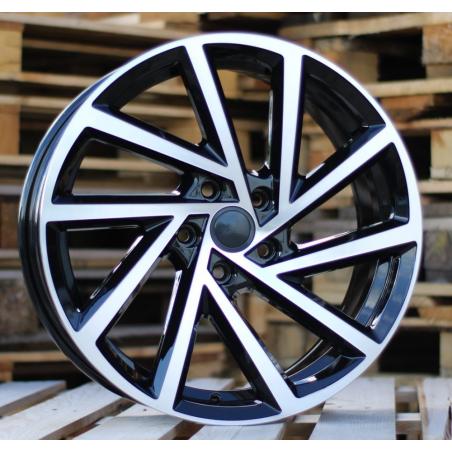 R19x8 5X112 ET 45 57.1 B5329 (BY1420) Black Polished (MB) For VW (Z3)