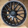 R20x8.5 5X112 ET 38 66.6 BK912 (A965) Black Half Matt+Polished Lip (BLHMPL) For MER (K7) (Rear+Front)