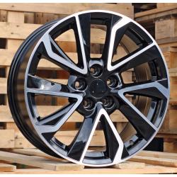 R17x7 5X114.3 ET 40 60.1 B5463 (IN5501) Black Polished (MB) For TOYOT (P1)