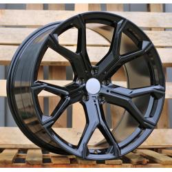 R22x10 5X120 ET 40 74.1 B5498 (IN5497) Black (BL) For BMW (K3) (Rear+Front)