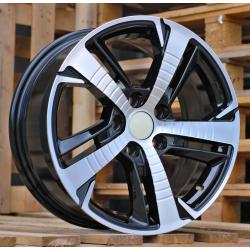 R16x7 4X108 ET 25 65.1 B5514 Black Polished (MB) For PEUG (Z2+L4)