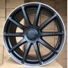 R20x8.5 5X112 ET 38 66.6 BK913 Black Half Matt+Polished Lip (BLHMPL) For MER (K2) (Rear+Front)