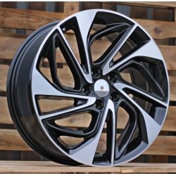 R18x7.5 5X114.3 ET 51 67.1 B5518 Black Polished (MB) For HYUND (P)