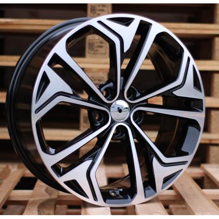 R19x7.5 5X114.3 ET 50 67.1 B5519 Black Polished (MB) For HYUND (P)