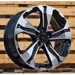 R17x7.5 5X114.3 ET 45 64.1 B5520 Black Polished (MB) For HOND (L1)