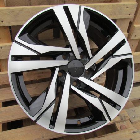 R16x7 4X108 ET 32 65.1 B5543 Black Polished (MB) For PEUG (R)