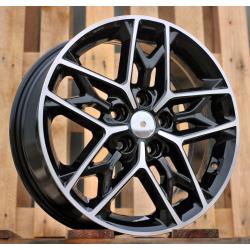 R17x7 5X114.3 ET 48 67.1 B5567 Black Polished (MB) For KIA (P)